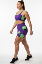 Curvy Model 5 - Purple/Lime