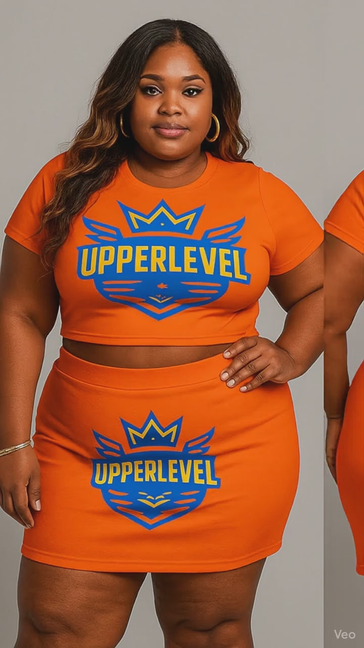 UL23 “Orange Heat” Premium Skirt Set