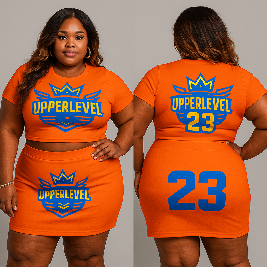 UL23 “Orange Heat” Premium Skirt Set
