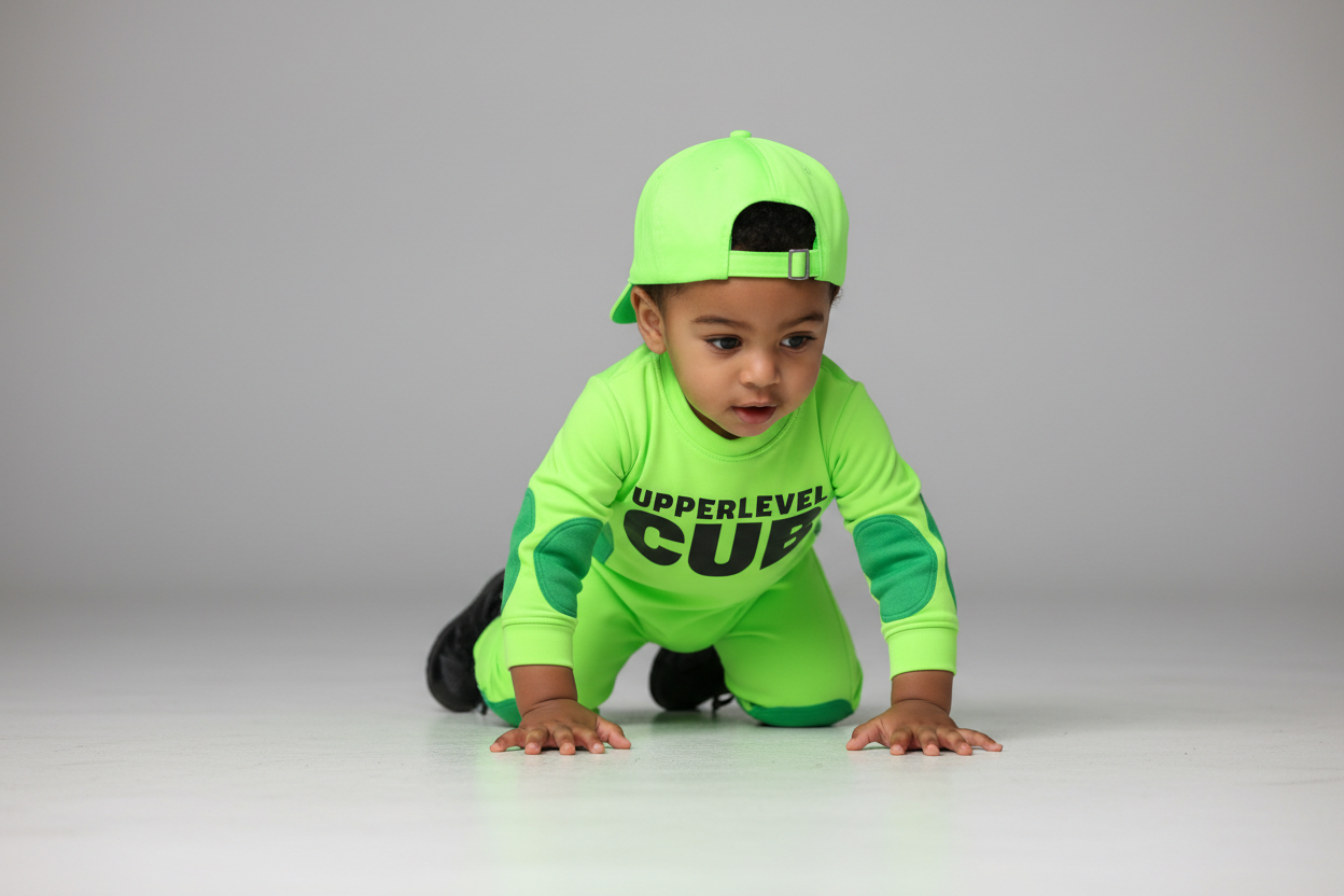 Upperlevel Cub - Neon Green with Large Logo